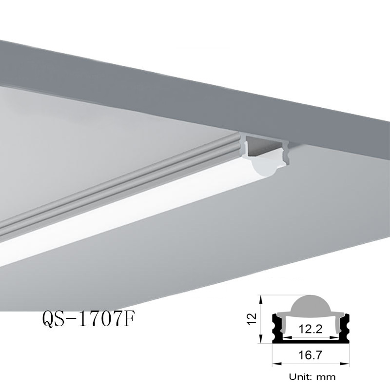 Aluminum LED Strip Diffuser Channel With 20° Lens For 12mm LED Lights Strip Aluminum LED Strip Diffuser Channel With 20° Lens For 12mm LED Lights Strip